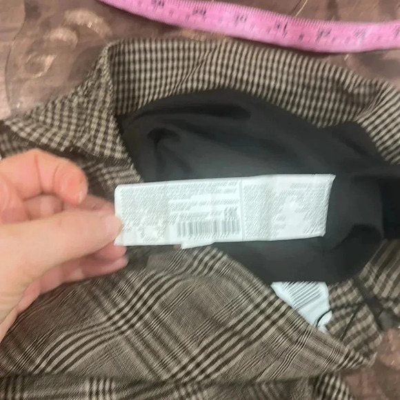 MNG Suit by Mango brown plaid mini skirt - Picture 9 of 9